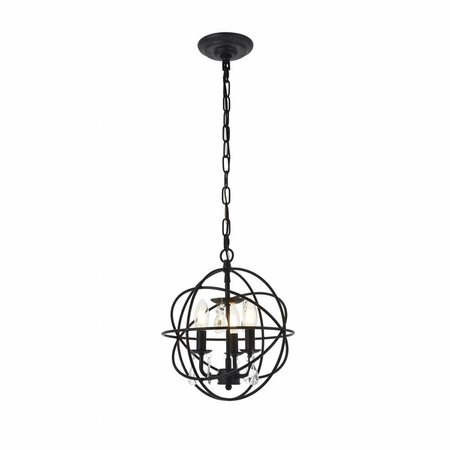 CLING Wallace 3 Light Matte Black Ceiling Pendant CL2943825